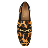 Adonis Leopard Hair Calf/Black Suede Loafer