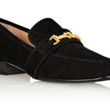 Adonis Black Nubuck Leather Loafer