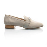 Adonis Taupe Nubuck Leather Loafer