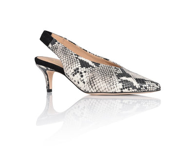 Ciara Natural Printed Wild Snake - FINAL SALE