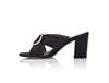 Cadence Black Glossed Raffia - FINAL SALE
