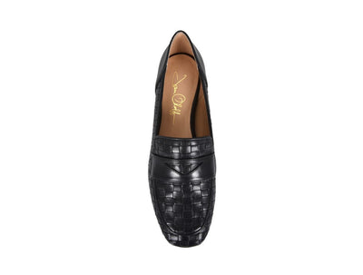 Lala Black Woven Nappa - FINAL SALE