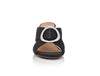 Cadence Black Glossed Raffia - FINAL SALE